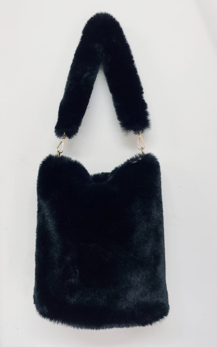 Faux Fur Shoulder Bag