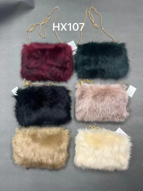 HX107  Fur Bag