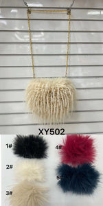 HY502 Faux Fur Bag