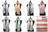 16206 Stripes and Stars Pattern Spring Scarf