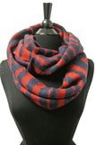 16735 Zebra Pattern Winter Infinity Scarf