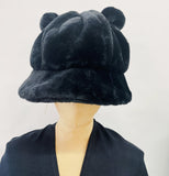 HX613 Pom Pom Fur Bucket Hat