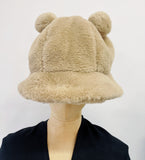 HX613 Pom Pom Fur Bucket Hat
