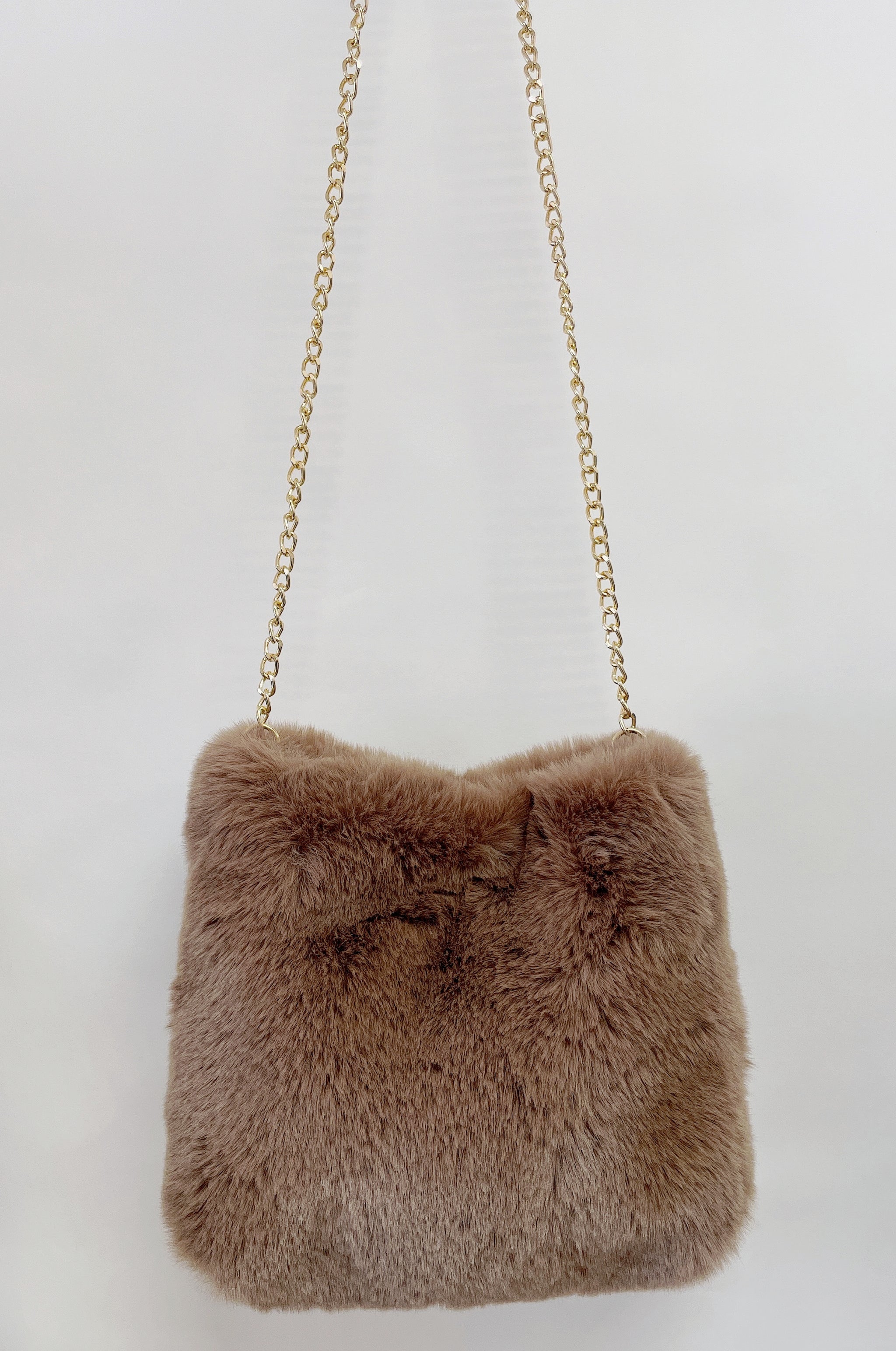 Faux fur crossbody bag sale