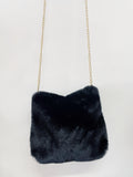 HX503 Faux Fur Crossbody Bag