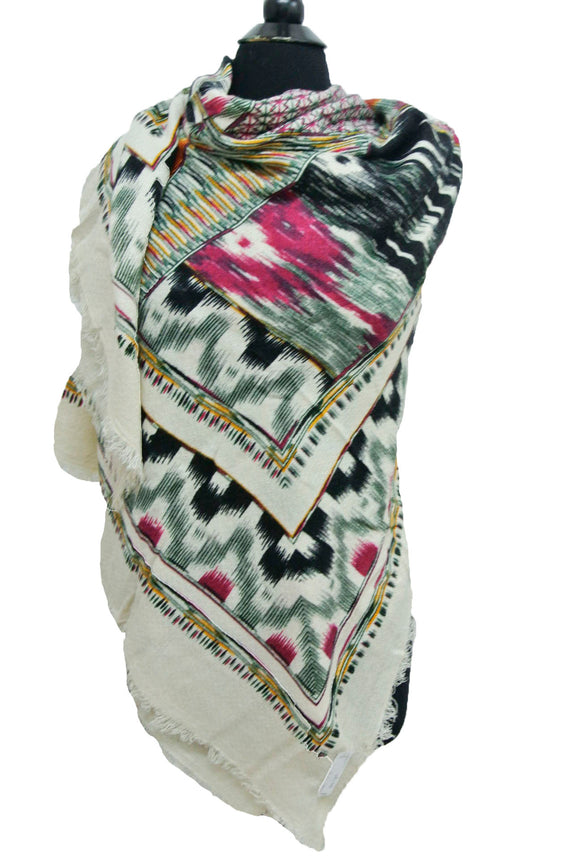 ZR114 Southwestern Pattern Large Shawl Scarf